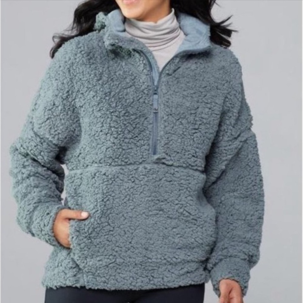 prAna Permafrost Half-Zip Fleece Jacket Size Large